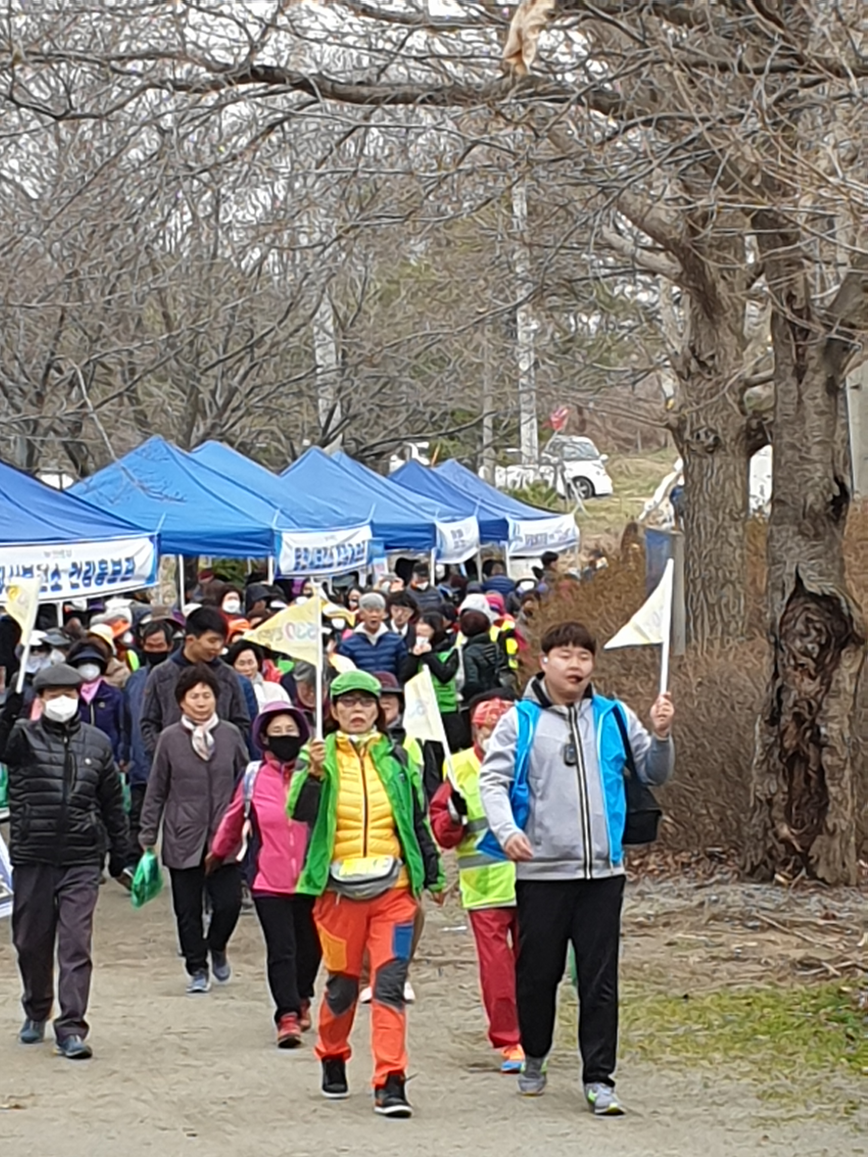 면천 골정쉼터 1530헬스웨이 건강걷기 행사