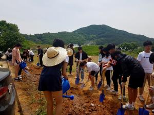 당진시 학생4-H, 아미산 환경정화 나서
