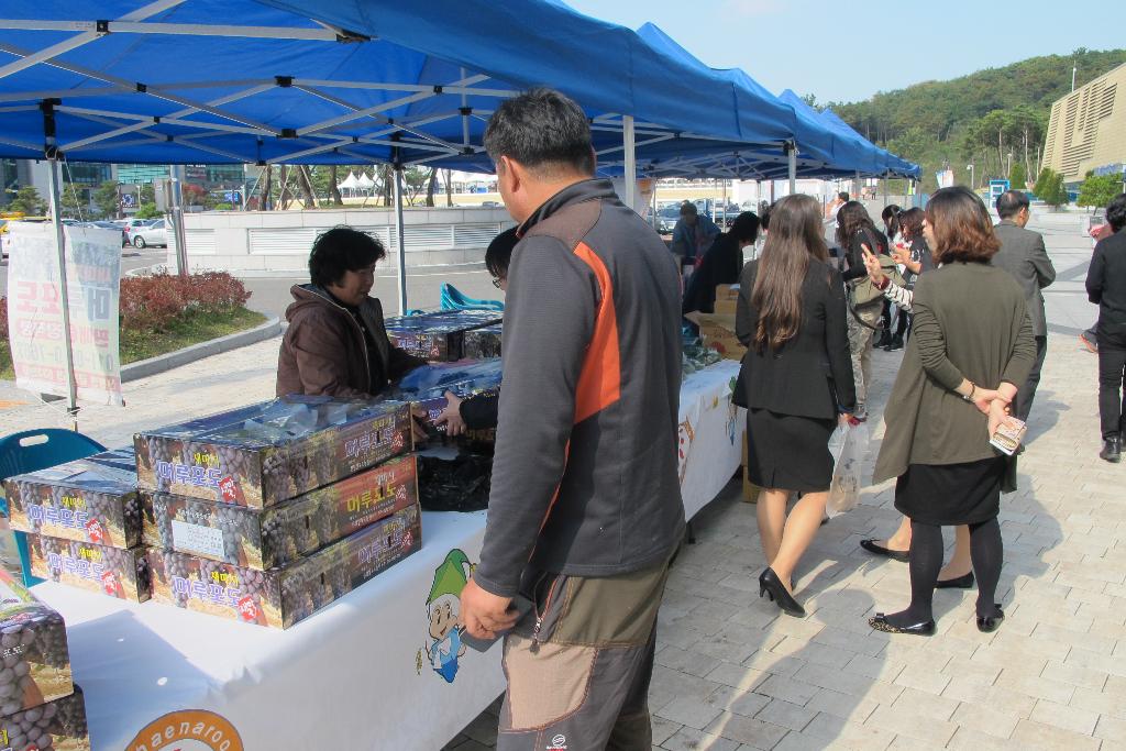 가을맞이 당진시 우수 농․특산물 직거래 장터 열려 이미지