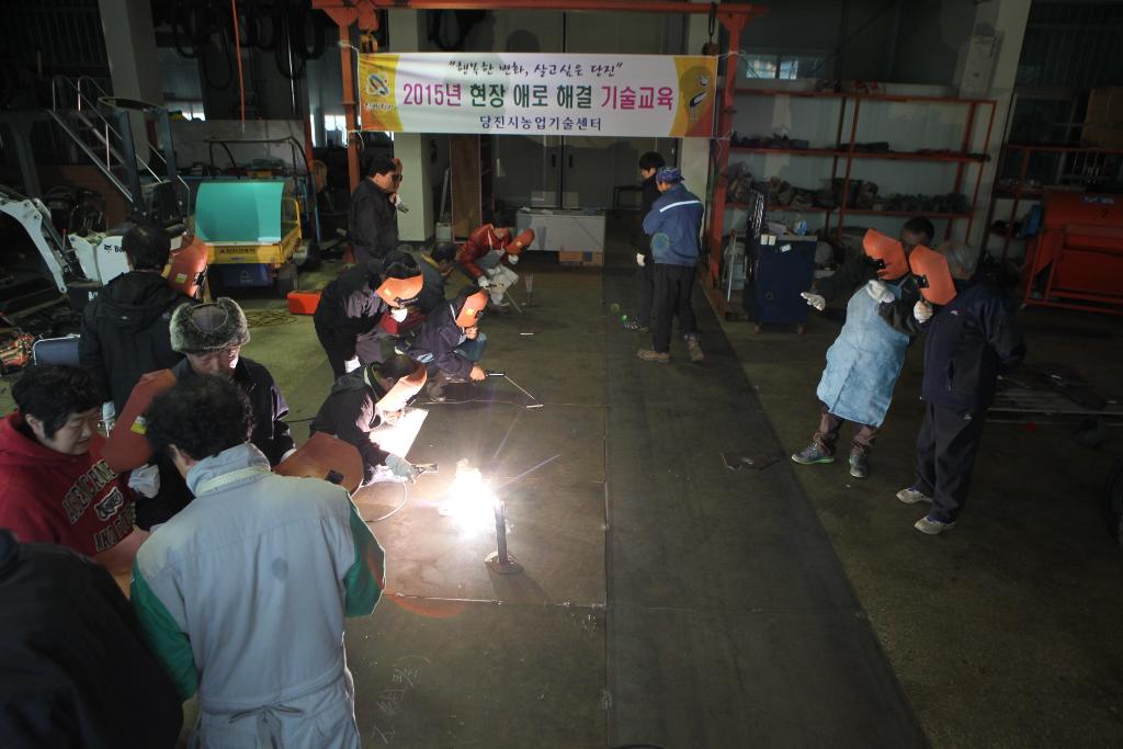 당진시, 농업인 대상 전기용접기술 교육 실시 이미지