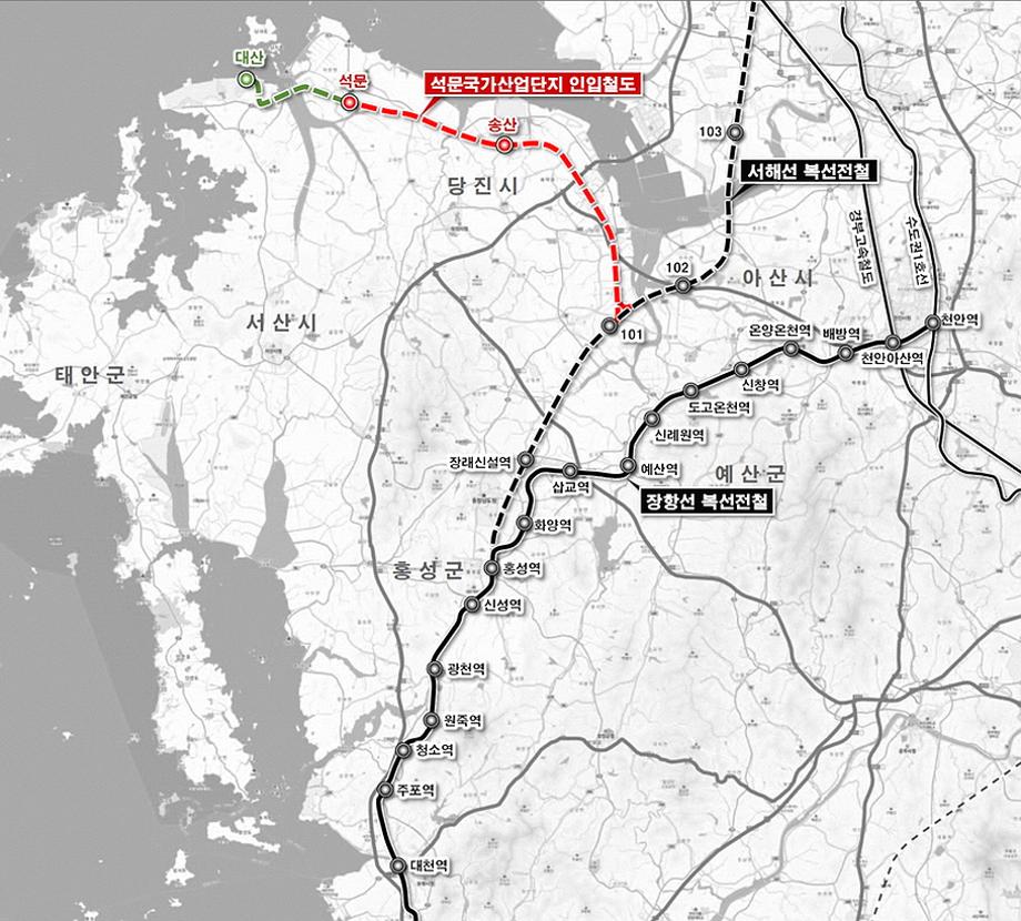 당진시, 충남 서북권 철도물류 중심지로 주목 이미지