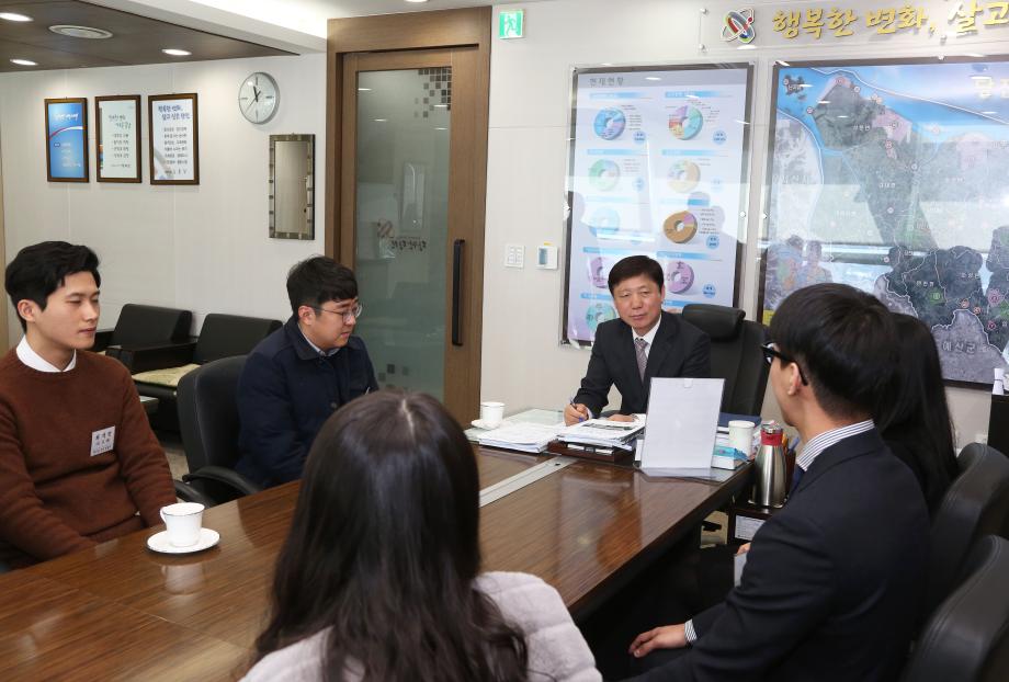 심병섭 당진부시장, 신규 공직자와 간담회 가져 이미지