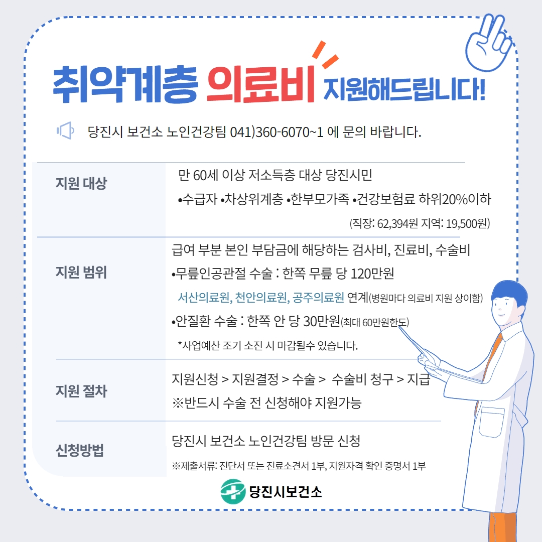 취약계층 의료비 지원
