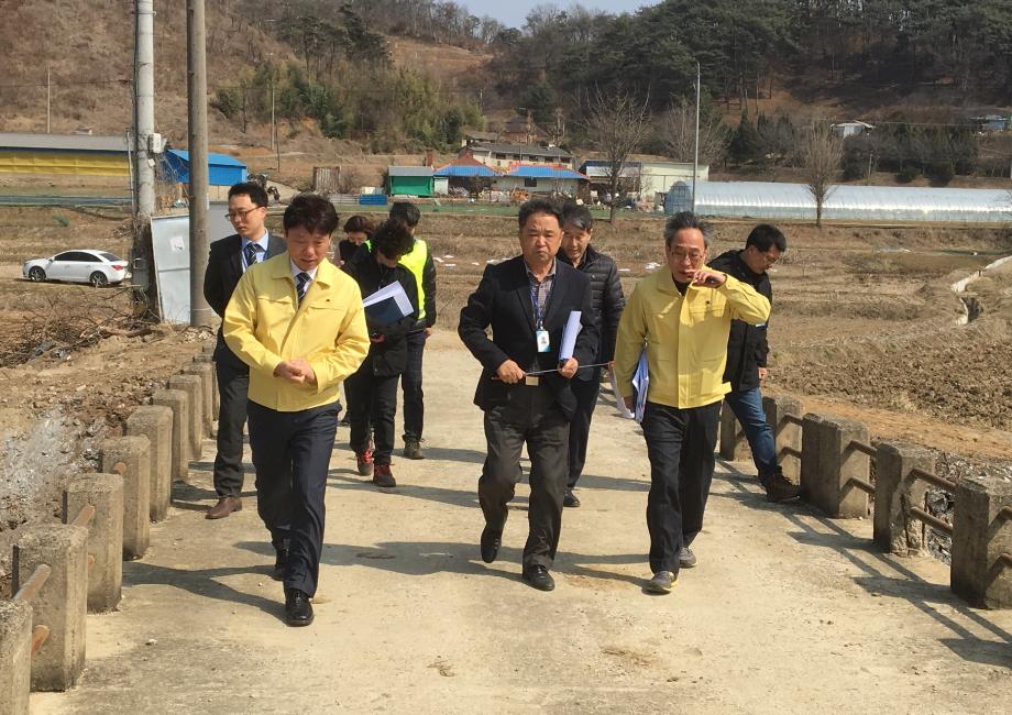 당진시, 해빙기 재난위험시설 집중 점검 이미지