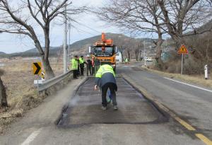 당진시, 해빙기 긴급 도로정비 추진