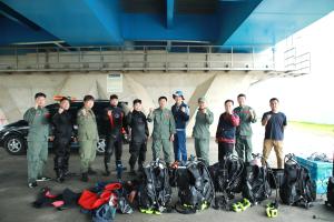 특수임무유공자회 당진지회, 수중정화활동 나서