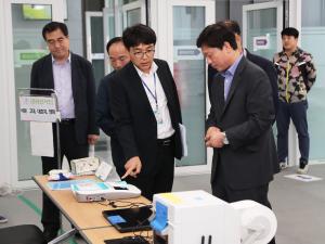 심병섭 당진시장 권한대행, 사전투표소 현장점검