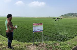 당진농기센터, 4차산업 이끌 ‘드론’ 농업에 접목