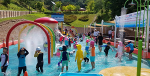 삼선산수목원 물놀이장 방문객 5,000명 돌파