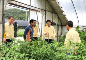 김홍장 당진시장, 주요시설 현장 점검