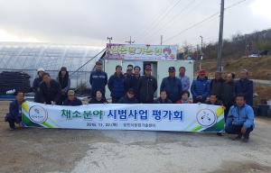 당진농기센터, 채소분야 시범사업 성과 점검