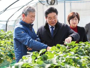 김홍장 당진시장, 영농철 앞두고 소통행보