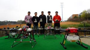 해나루방제단, 드론 활용 농촌현장 누빈다