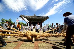 남북 화합 기원하며 다시 한 번 이여차!