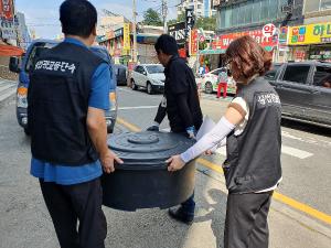 당진시, 불법 옥외광고물 행정대집행 나서