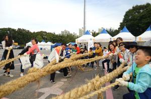 당진 기지시줄다리기, 전국체전서 남북화합 기원