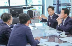 김홍장 당진시장, 금강유역환경청장 면담