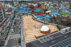 송악읍 기지시 장옥, 다목적 광장으로 변신