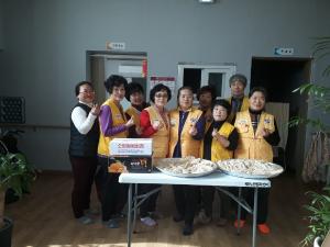 고대면 적십자봉사회 경로당 칼국수 봉사활동 펼쳐