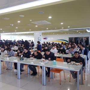 당진시, 구내식당 한 줄 앉기로 ‘사회적 거리두기’ 실천