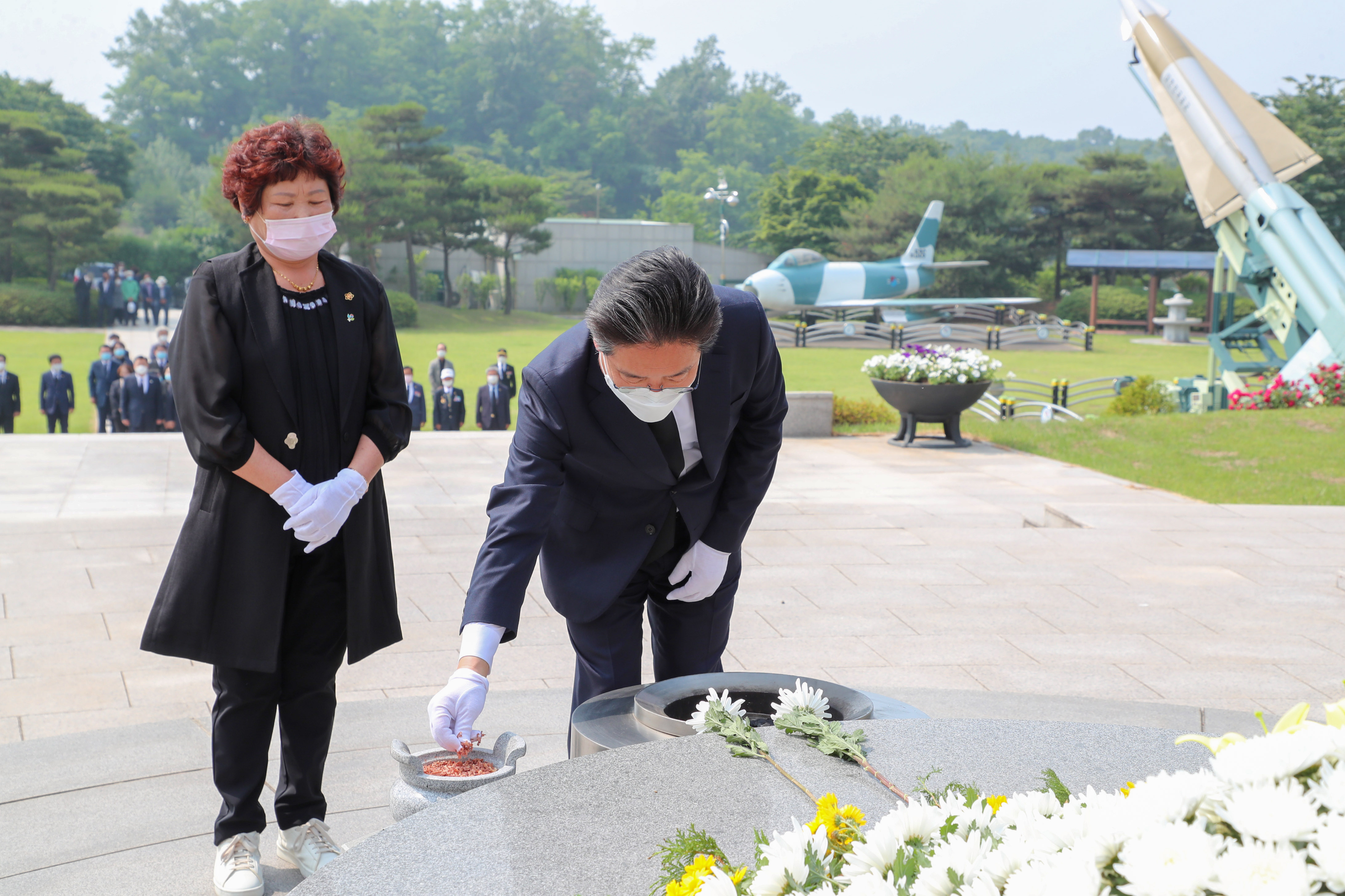 제65회 현충일 추념식 및 국가유공자 충혼탑 제막식(2020. 6. 6)