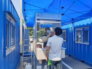 당진시, 폭염대비 선별진료소 환경 개선 완료