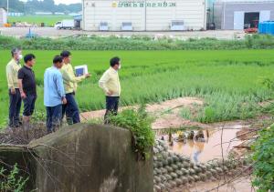 당진시, 집중호우 피해 현장점검