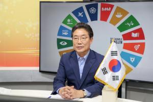 김홍장 시장, 세계지방정부연합에서 당진 SDGs사례 발표