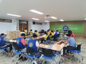 당진 신평면 4개 단체 ‘찾아가는 동행마스크’ 제작 나눔