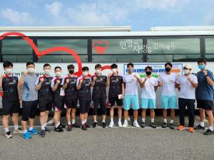 당진시청 직장운동경기부 헌혈 행사 동참