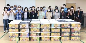 당진시장애인복지관, 식료품세트 장애인 가정에 전달