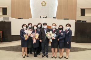 당진시의회, 엄마순찰대 유공자 표창패 수여