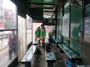 코로나19 문제없다! 대중교통 안심, 버스 승강장도 안심