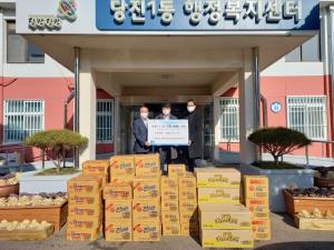 당진1동, ㈜동화통신의 마음 담은 사랑꾸러미 후원