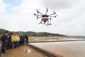 당진시, 벼 조생종‘여르미’이앙·신기술 현장 시연