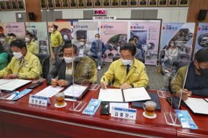 당진시, 충남형 이재민 임시주거시설 지정 협약 체결