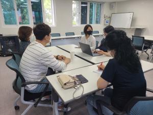 당진 신평면‘마을복지계획’그룹별 자유토론 가져