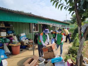 당진시 자율방재단, 폭염 대응 독거노인 위한 봉사 펼쳐