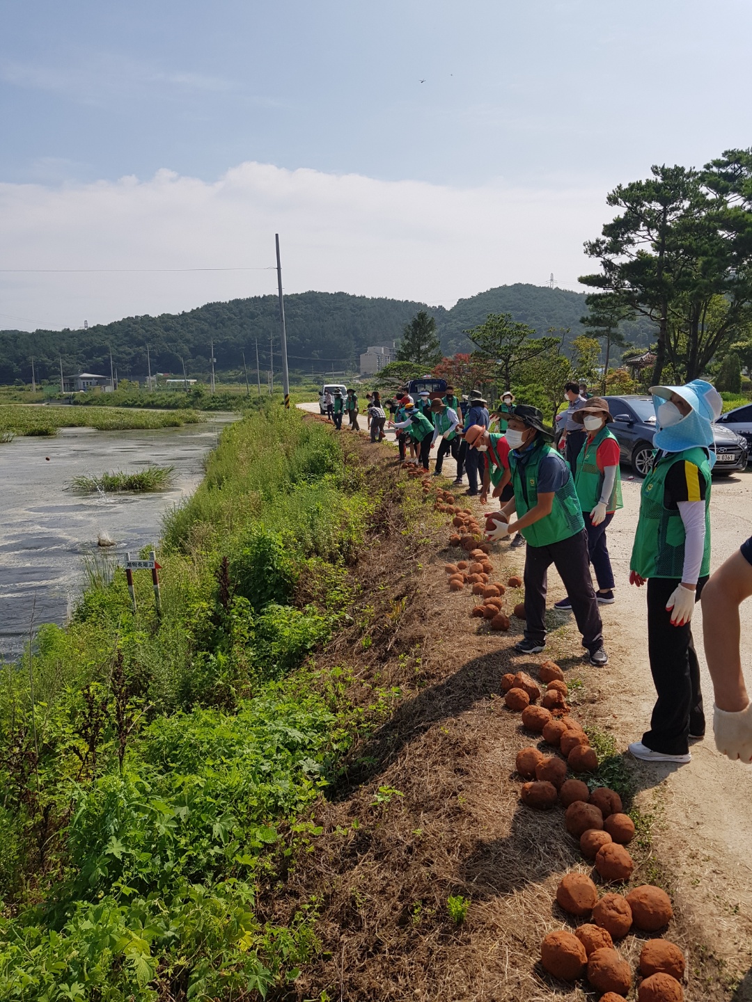 새마을지도자협의회 염솔천 환경정화 봉사활동