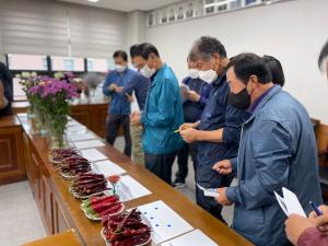 당진시, 채소화훼분야 시범사업 평가회 개최