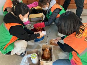 당진 신평면 자율방재단, 취약가정 주거환경 정비에 나서