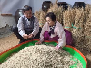 당진, 기지시줄다리기 민속축제에 쓸‘당주’담가