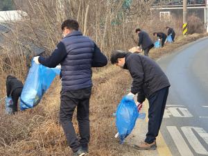 당진시 면천면 설맞이 청결활동 실시