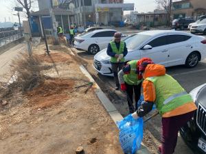 당진시 송악읍 설맞이 청결활동 실시