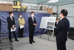 문성혁 해양수산부 장관, 당진 친환경 온배수 양식장 방문