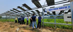 당진시 농업기술센터,영농형 태양광 실증사업 평가회 개최