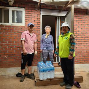 당진시 고대면, 식수난 겪는 농가에 생수 지원