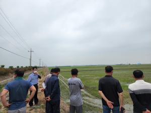 당진시, 벼 직파재배 순회평가회…현장 소리에 귀 쫑긋