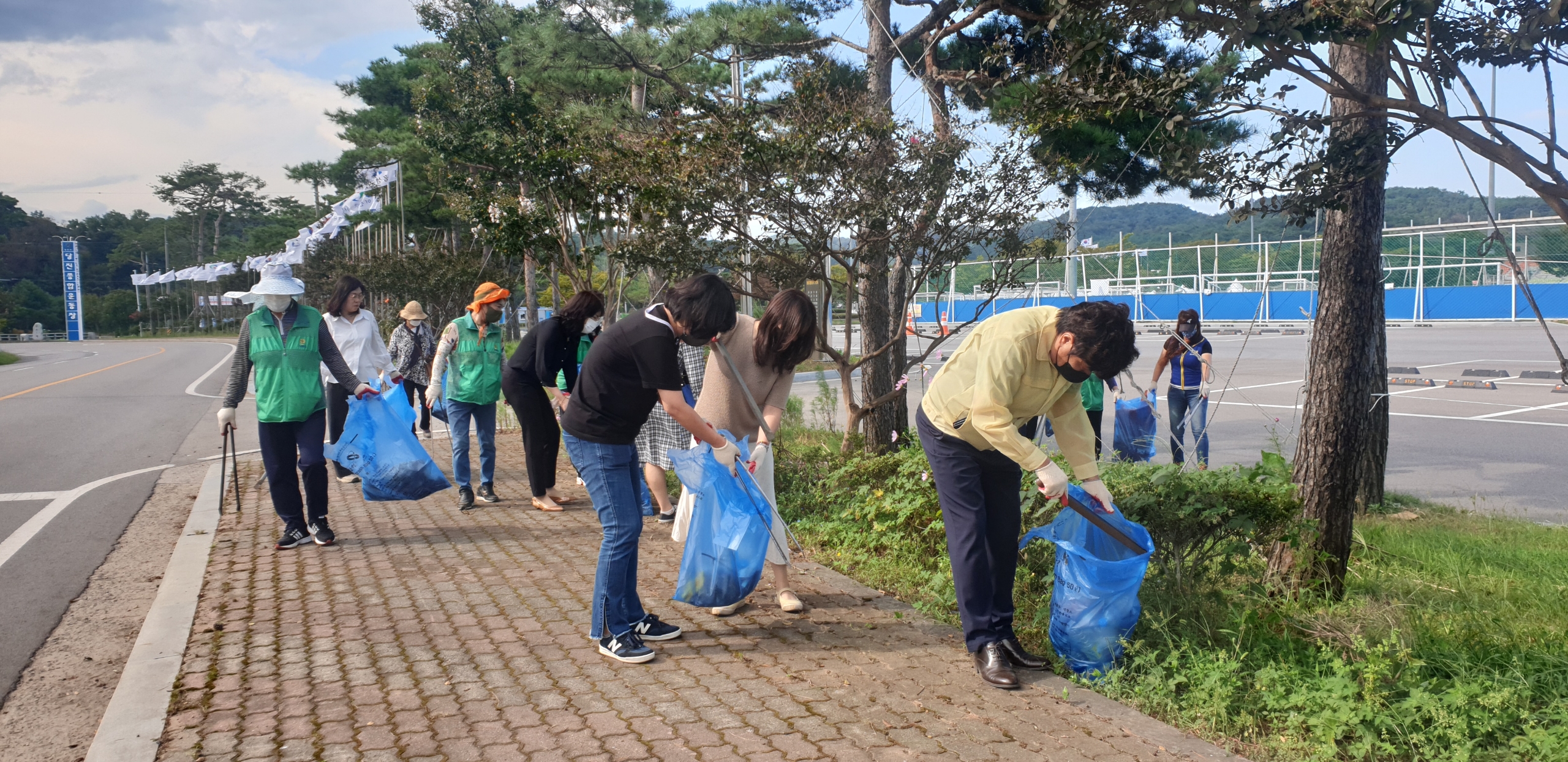 당진시 고대면, 충남 장애인 체육대회 맞이 대청결활동