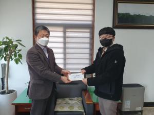 당진 신평중 졸업생 인우진 군, “장학금 반납합니다”